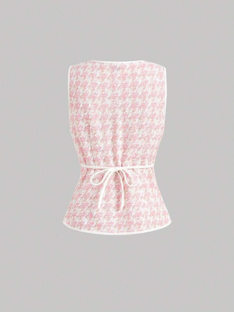 Pink Knit Elegance Top