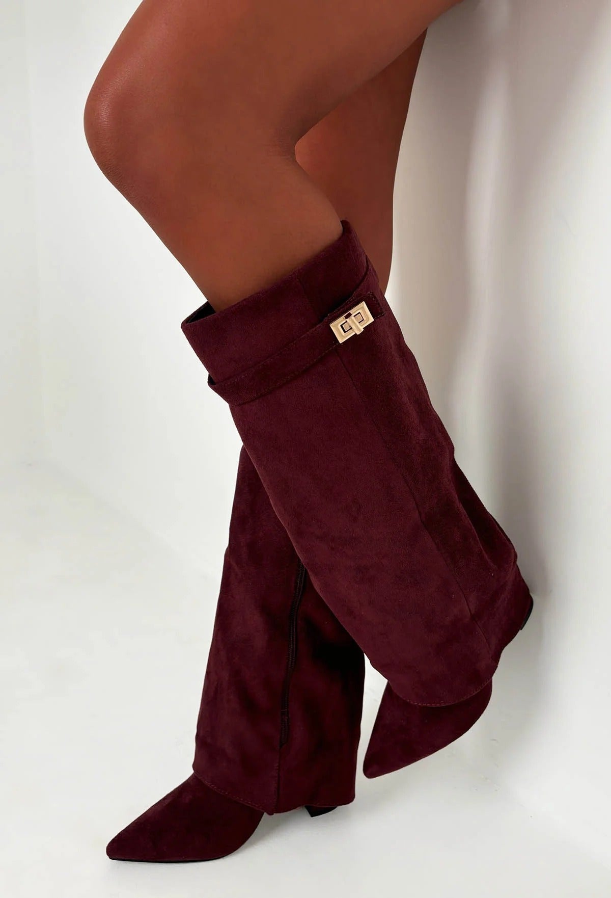 EDGE WRAP KNEE BOOTS