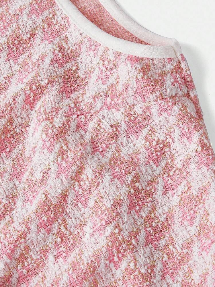 Pink Knit Elegance Top