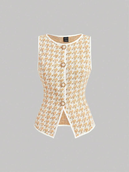 Pink Knit Elegance Top