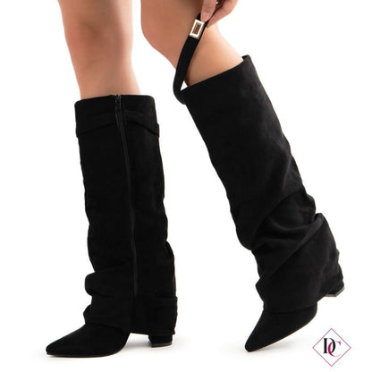EDGE WRAP KNEE BOOTS