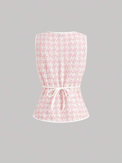 Pink Knit Elegance Top