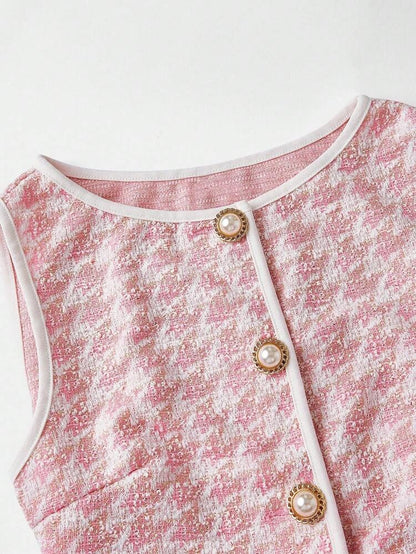 Pink Knit Elegance Top